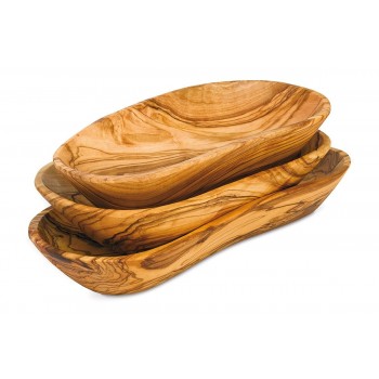 Juego de cubiertos en forma de madera de olivo #KI101 - Holy Land Olive  Wood - Bethlehem Olive Wood Factory